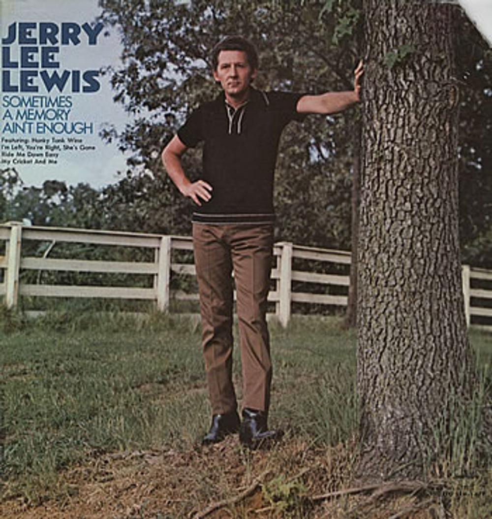 Jerry Lee Lewis Sometimes A Memory Ain't Enough US vinyl LP album (LP record) SRM-1-677