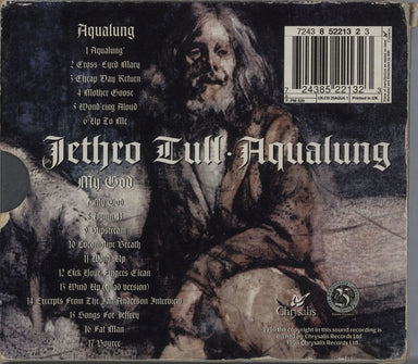 Jethro Tull Aqualung UK CD album (CDLP) TULCDAQ453338