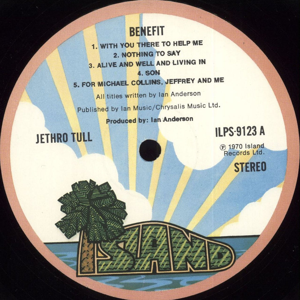 Jethro Tull Benefit - 3rd - VG UK vinyl LP album (LP record) TULLPBE708365