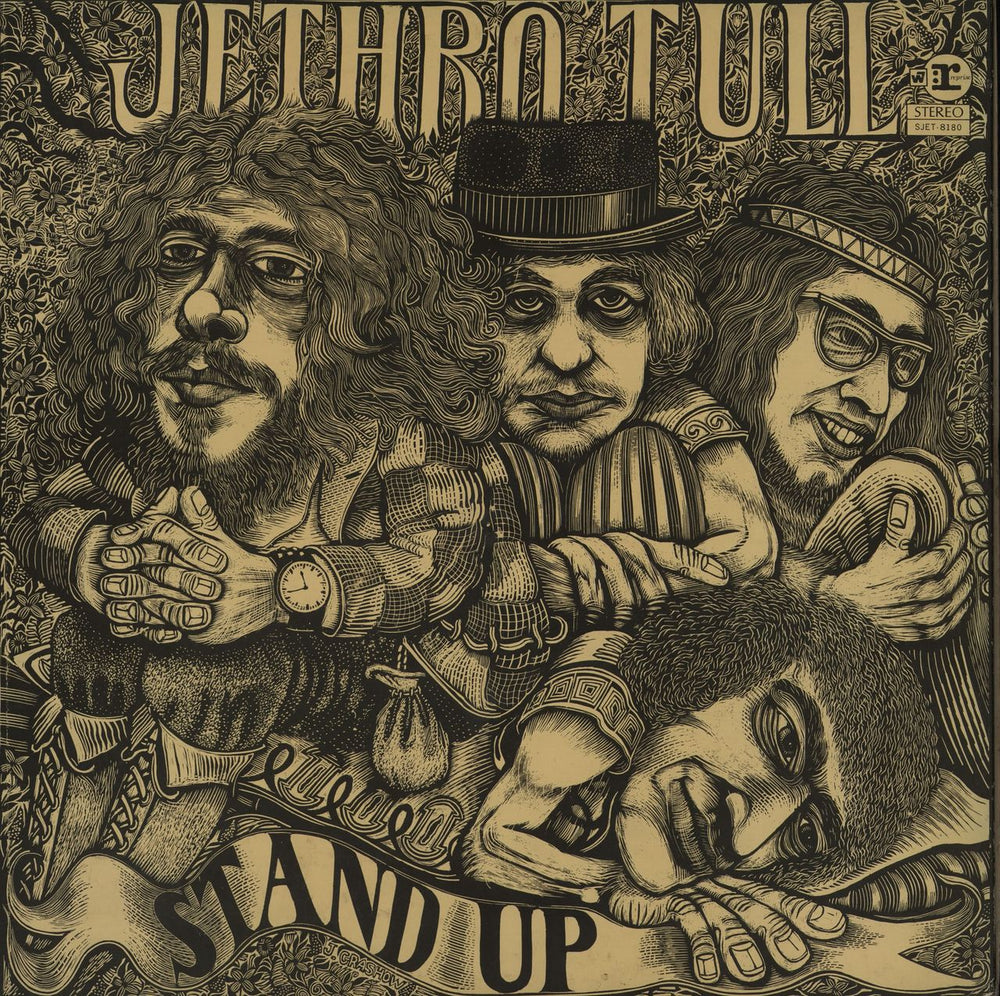 Jethro Tull Stand Up Japanese vinyl LP album (LP record) SJET-8180