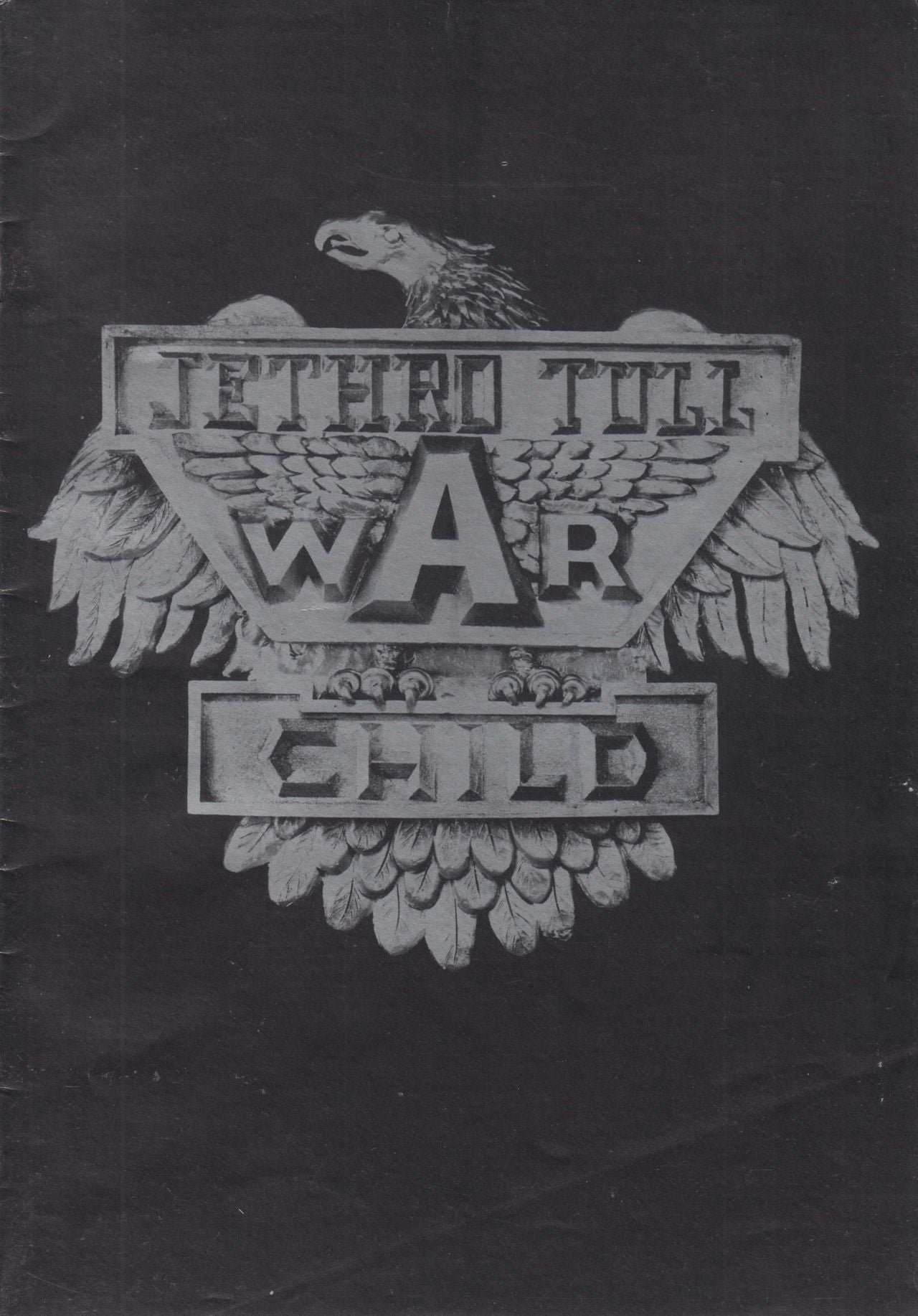 Jethro Tull War Child + Ticket Stub UK tour programme TOUR PROGRAM