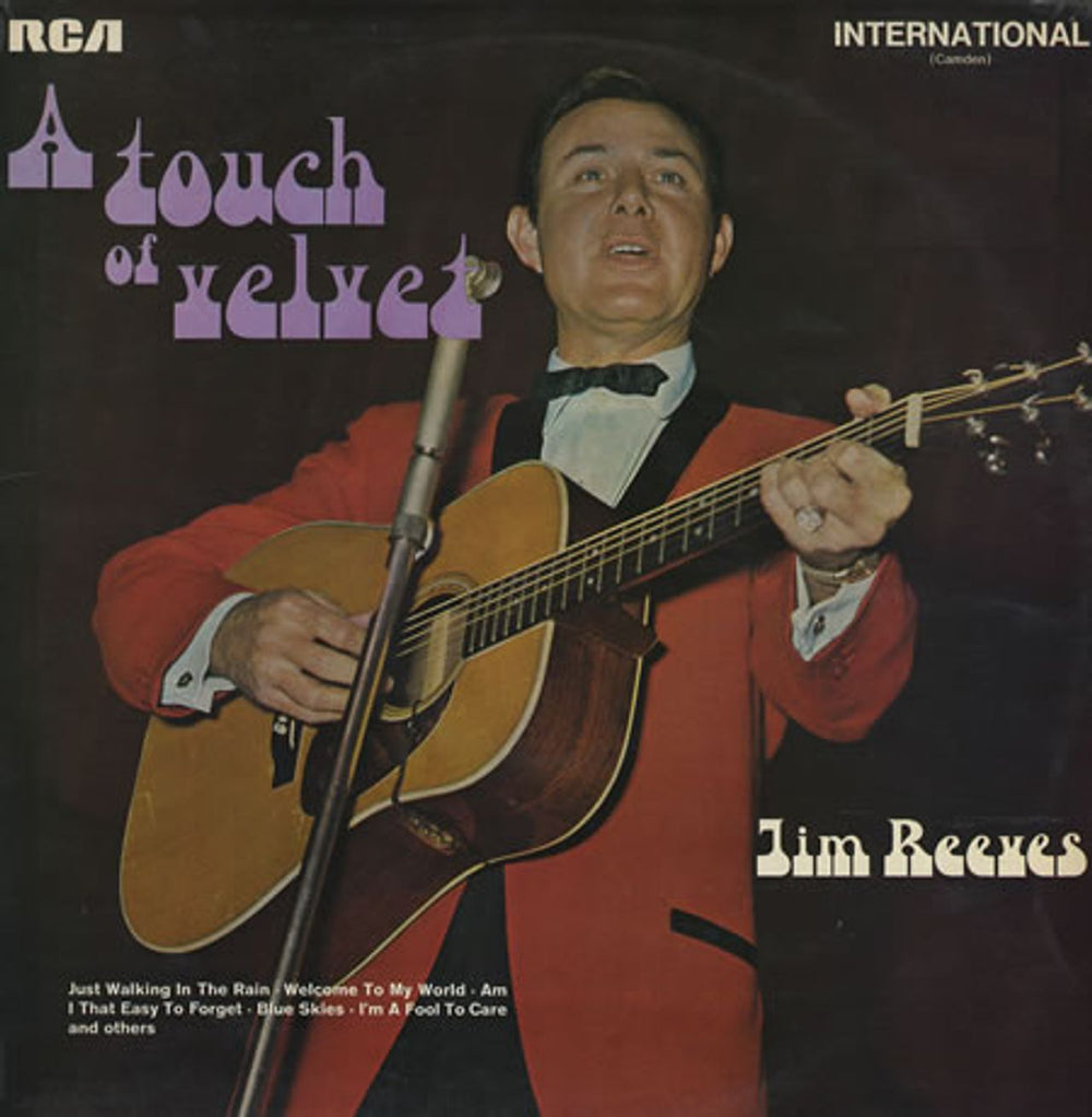 Jim Reeves A Touch Of Velvet UK vinyl LP album (LP record) INTS1089