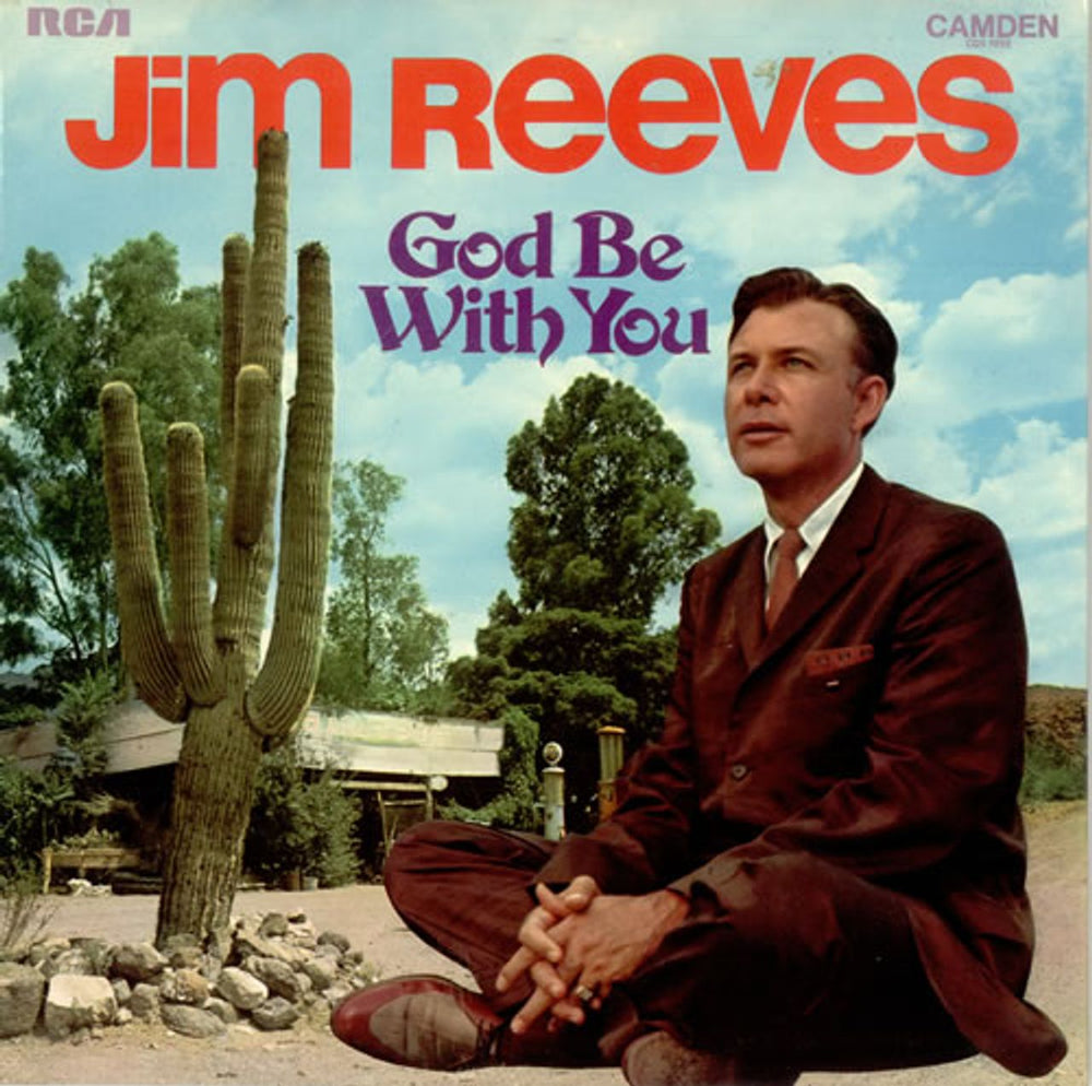 Jim Reeves God Be With You UK vinyl LP album (LP record) CDS1092