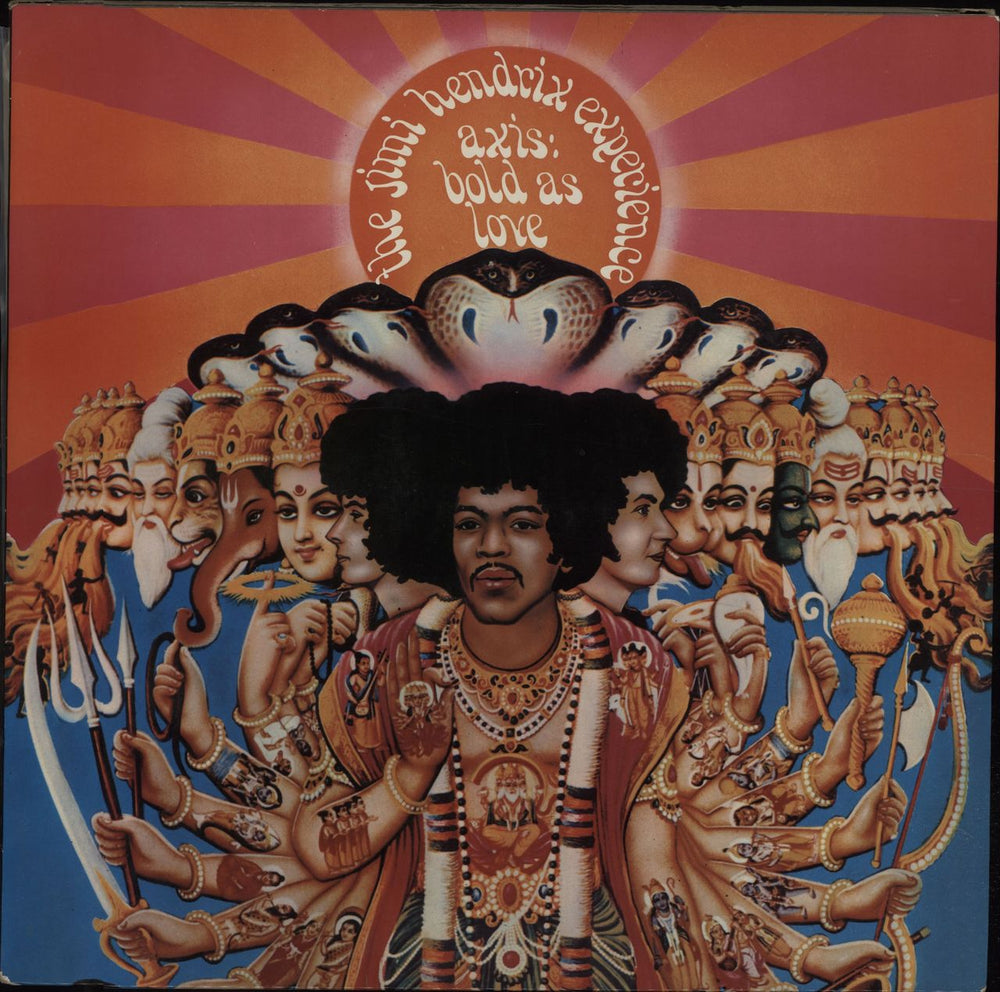 Jimi Hendrix Axis: Bold As Love - 1st - VG UK vinyl LP album (LP record) 612003