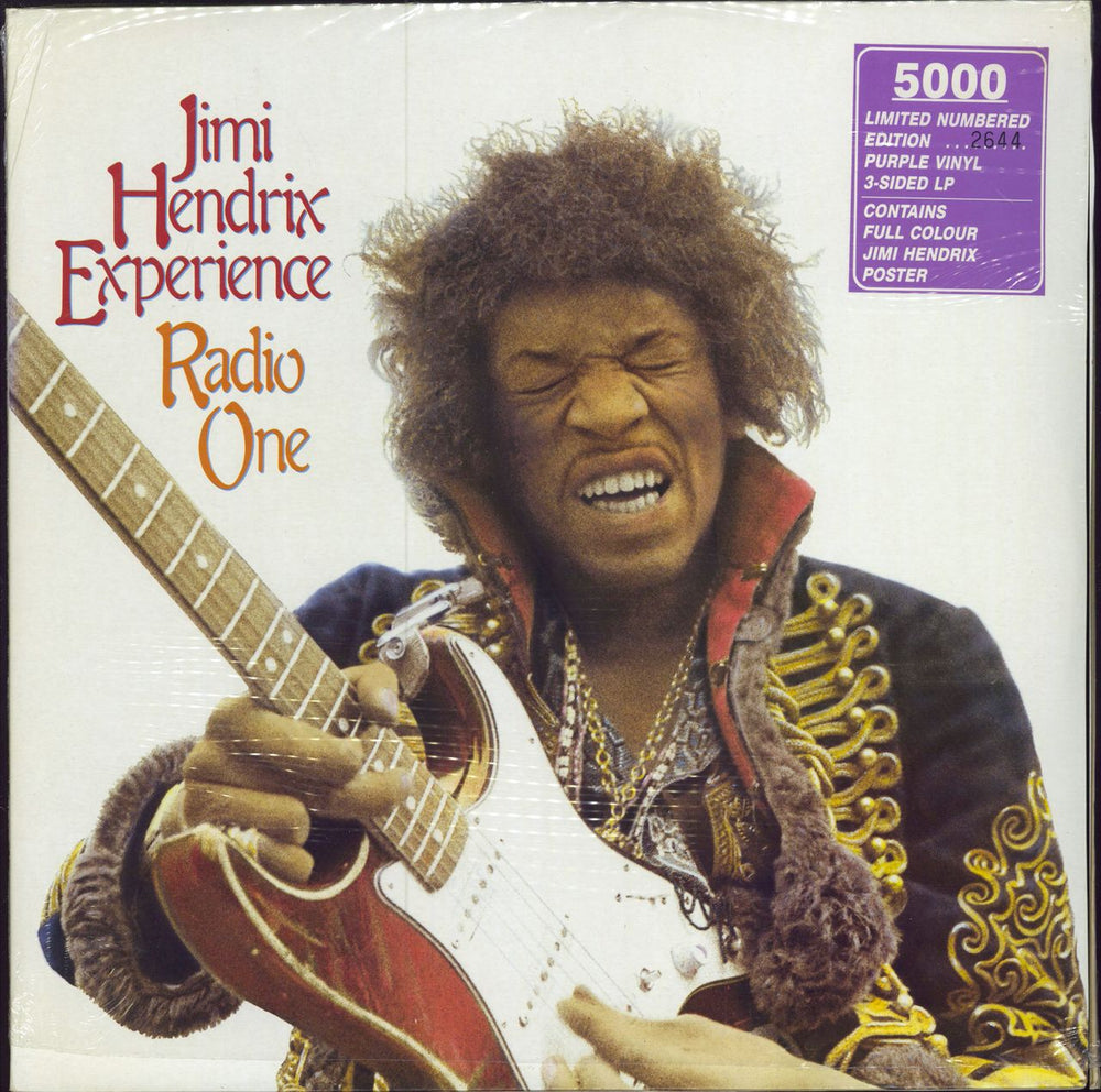 Jimi Hendrix Radio One - Purple Vinyl + Poster - Sealed UK 2-LP vinyl record set (Double LP Album) CCSLP212P