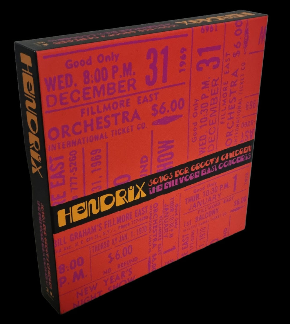 Jimi Hendrix Songs For Groovy Children: The Fillmore East Concerts UK Vinyl Box Set 19075982761