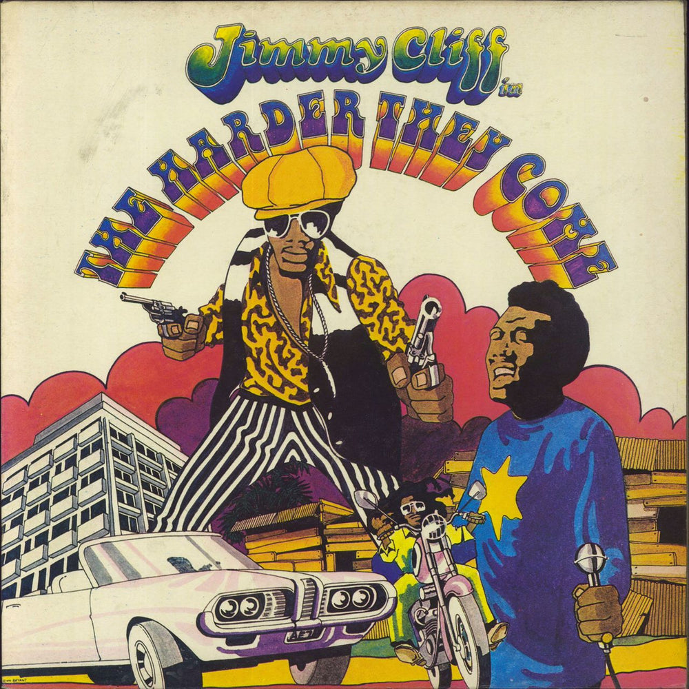 Jimmy Cliff The Harder They Come - blue label UK vinyl LP album (LP record) ILPS9202