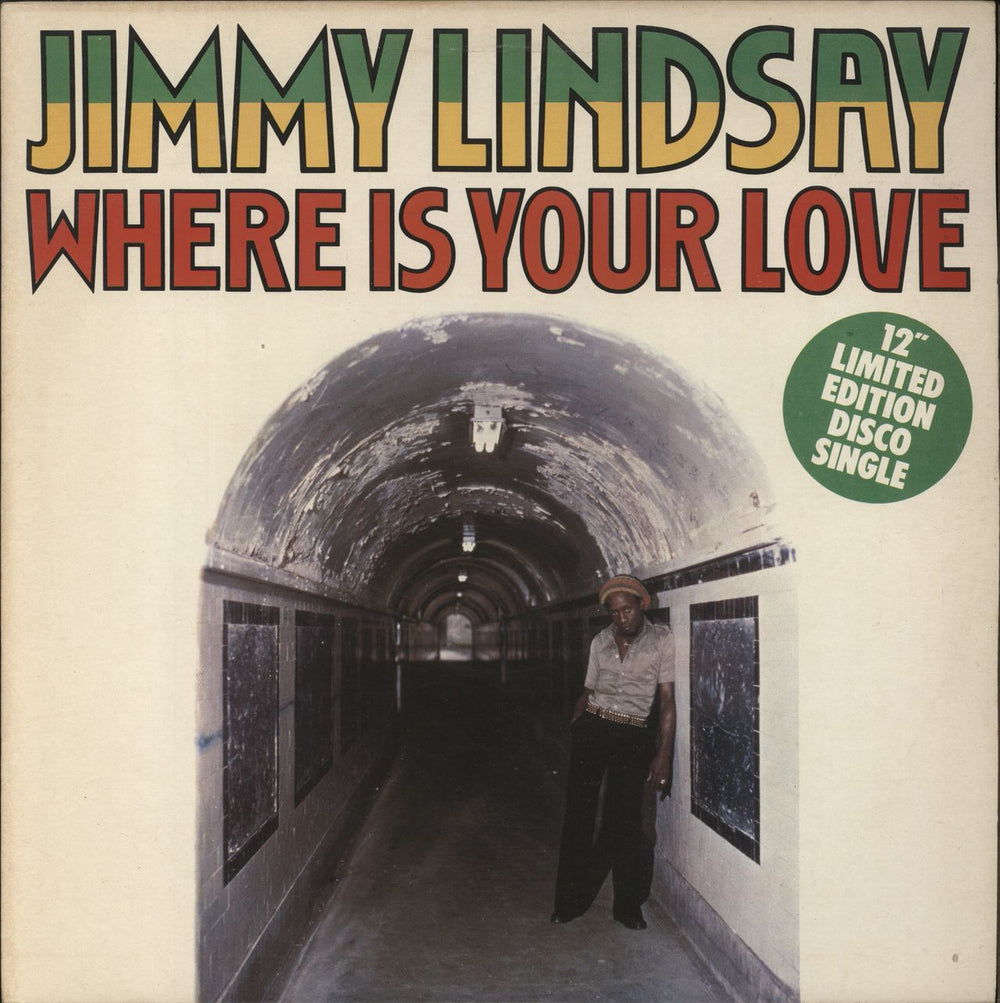 Jimmy Lindsay Where Is Your Love - Yellow Vinyl UK 12" vinyl single (12 inch record / Maxi-single) GEM129