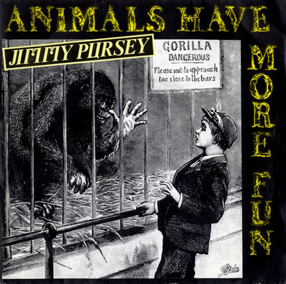 Jimmy Pursey Animals Have More Fun UK 7" vinyl single (7 inch record / 45) EPCA1336