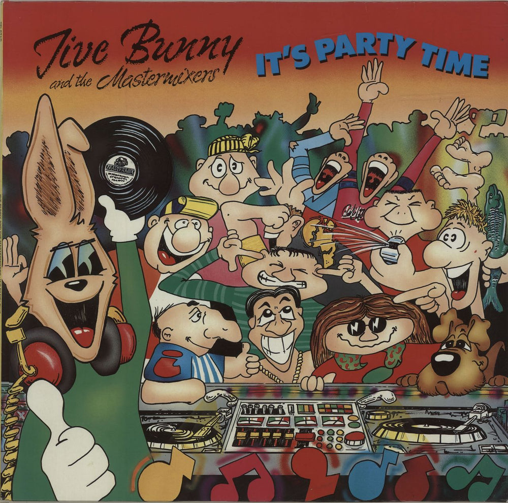 Jive Bunny It's Party Time UK vinyl LP album (LP record) STAR2449