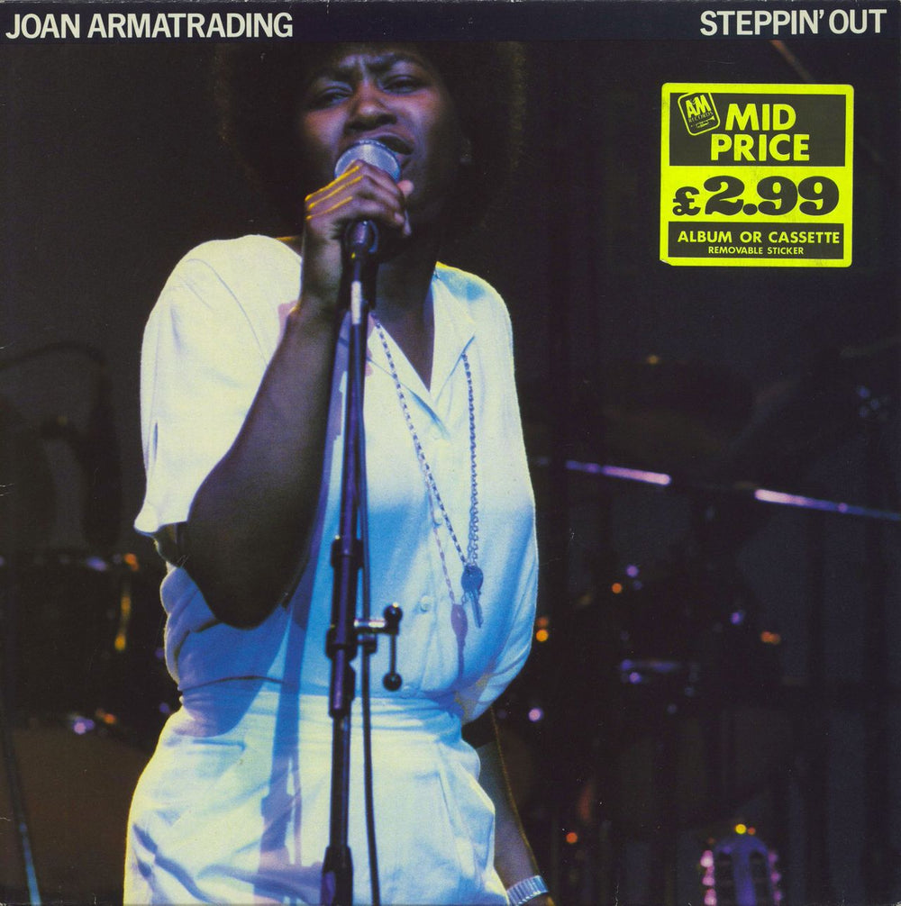 Joan Armatrading Steppin' Out UK vinyl LP album (LP record) AMID131