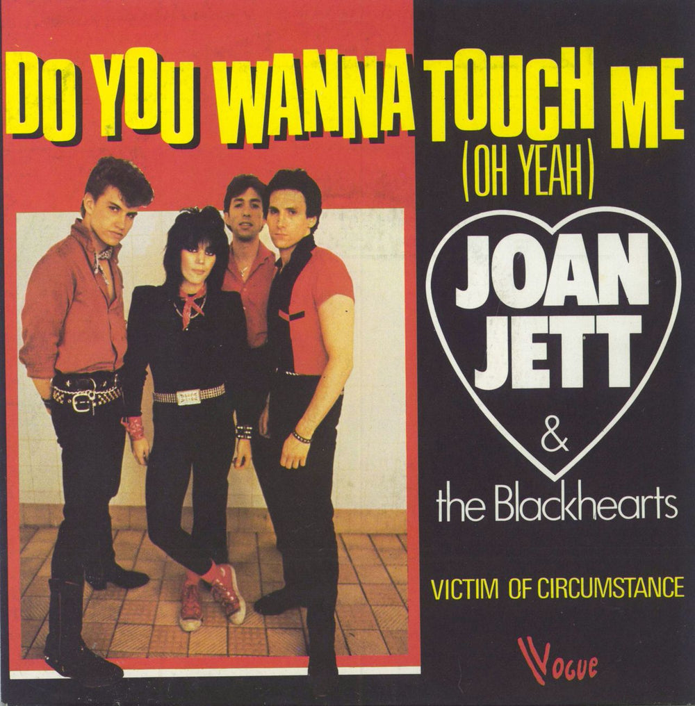 Joan Jett Do You Wanna Touch Me (Oh Yeah) French 7" vinyl single (7 inch record / 45) 101689