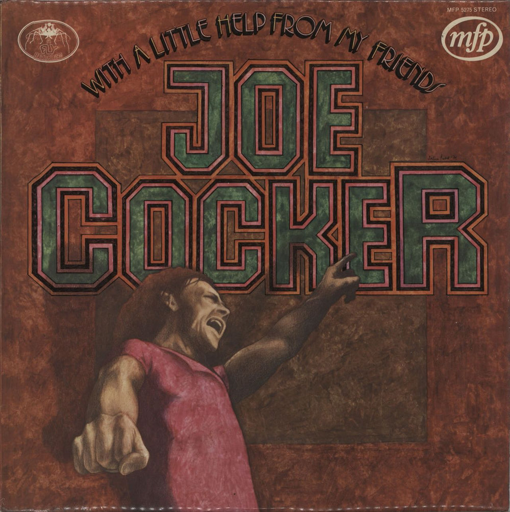 Joe Cocker With A Little Help From My Friends UK vinyl LP album (LP record) MFP5275