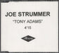 Joe Strummer Tony Adams - 4.15 UK Promo CD-R acetate CD ACETATE