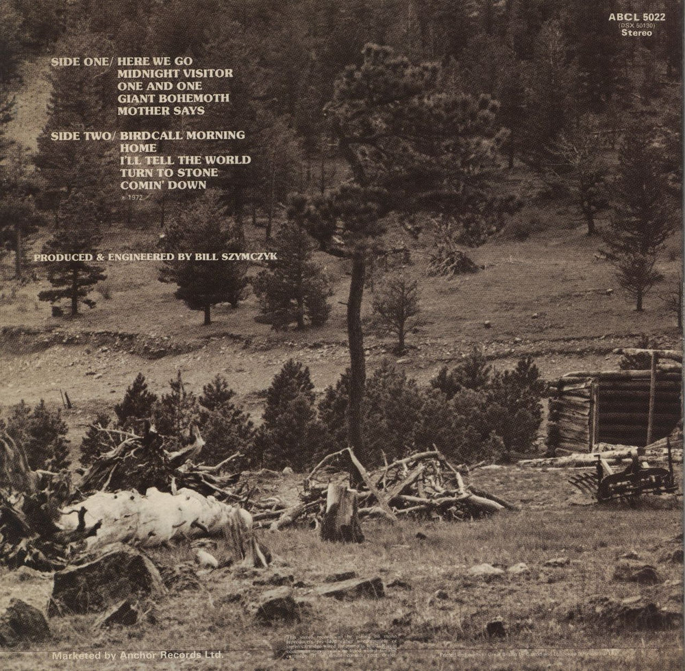 Joe Walsh Barnstorm - 3rd UK vinyl LP album (LP record)