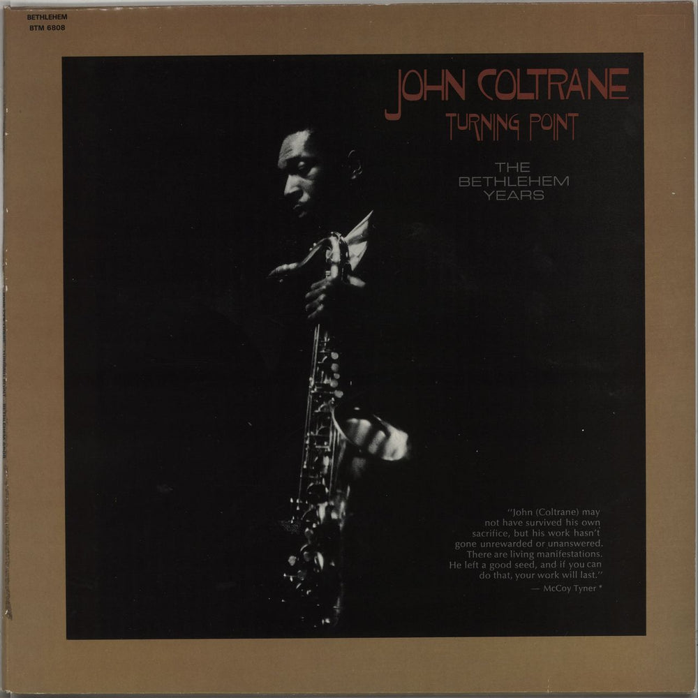 John Coltrane Turning Point - The Bethlehem Years French vinyl LP album (LP record) BTM6808