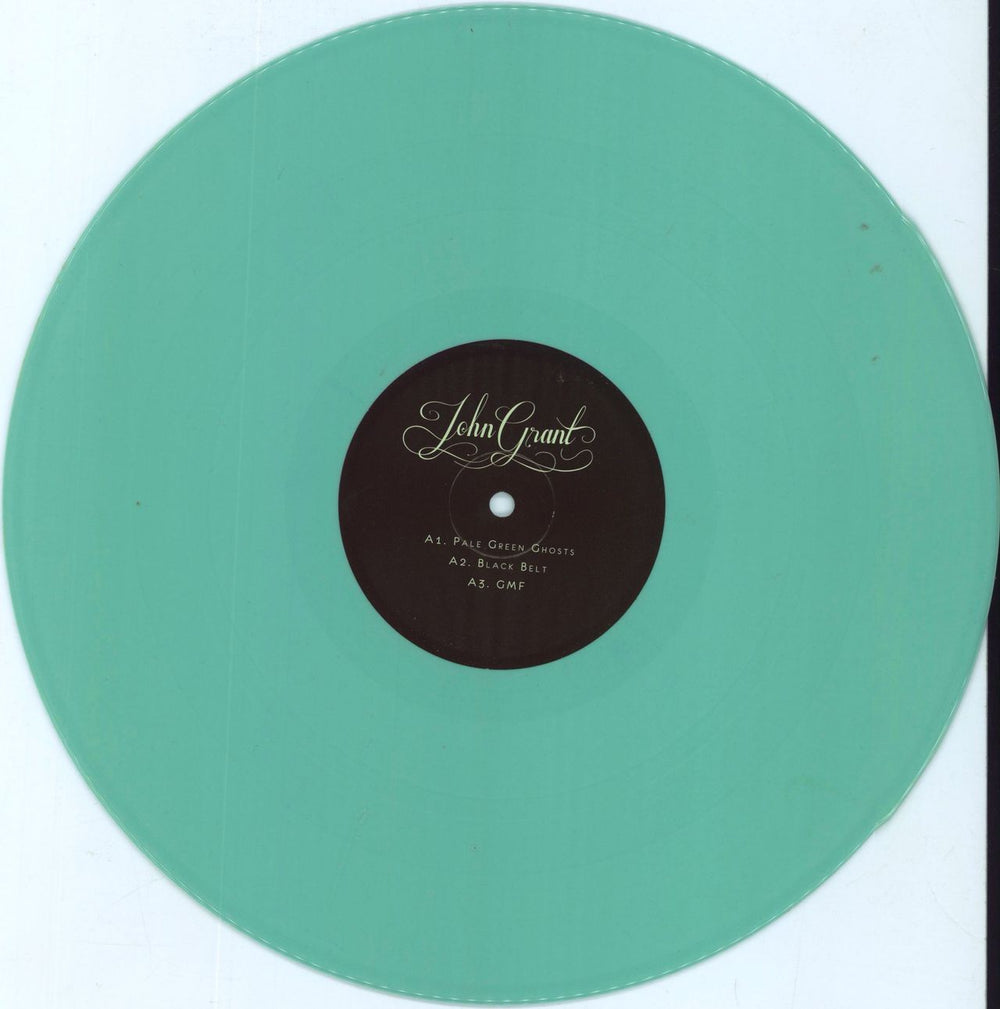 John Grant Pale Green Ghosts - Mint Green Vinyl UK 2-LP vinyl record set (Double LP Album) JZ22LPA799830