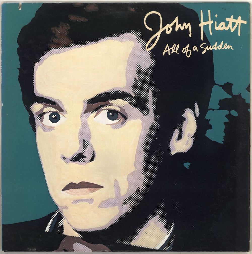 John Hiatt All Of A Sudden US vinyl LP album (LP record) GHS2009