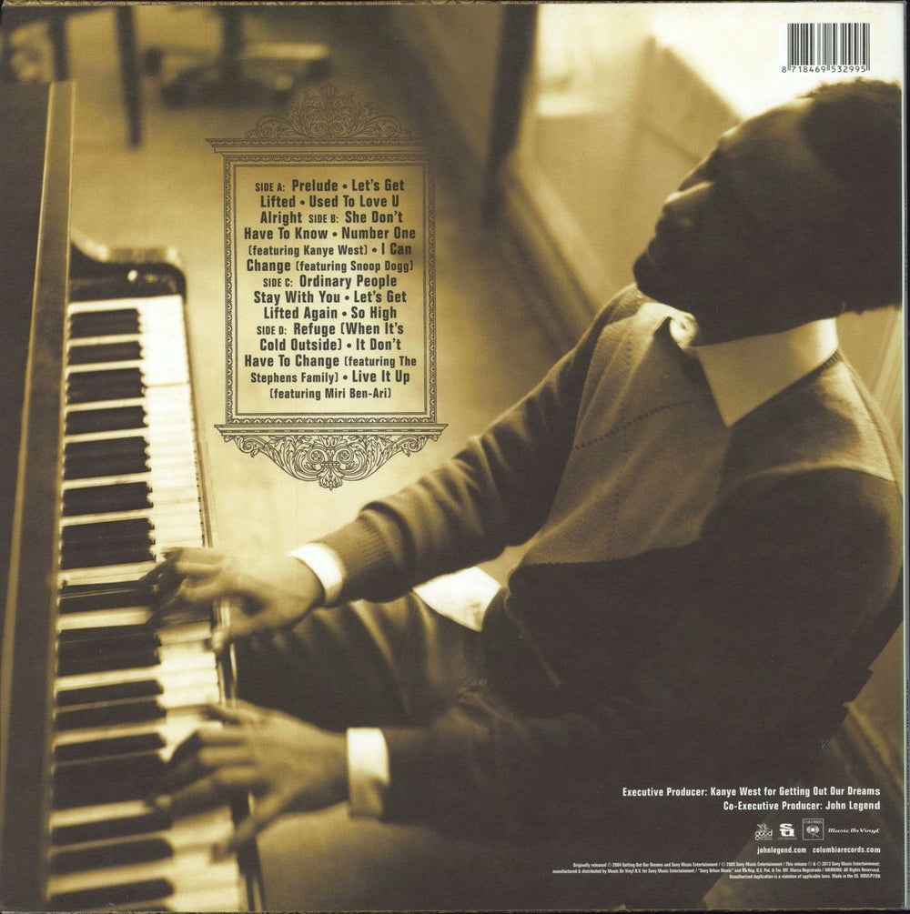 John Legend Get Lifted UK 2-LP vinyl record set (Double LP Album) 8718469532995