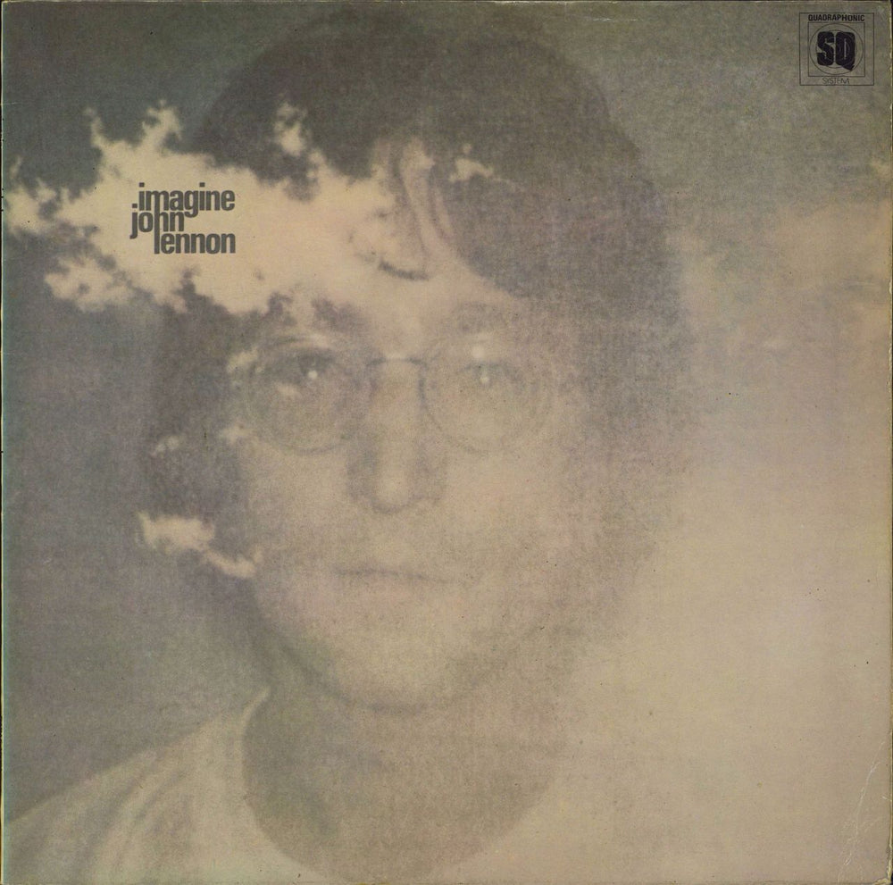 John Lennon Imagine + Inner - Quadraphonic UK vinyl LP album (LP record) Q4PAS10004