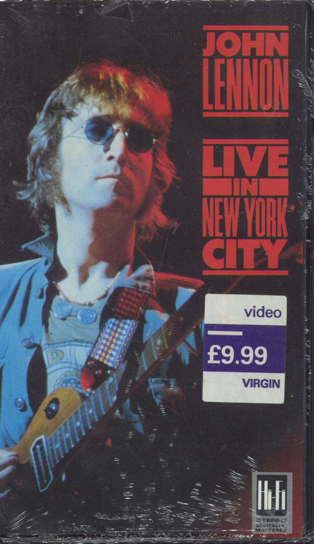 John Lennon Live In New York City UK video (VHS or PAL or NTSC) MVP991152