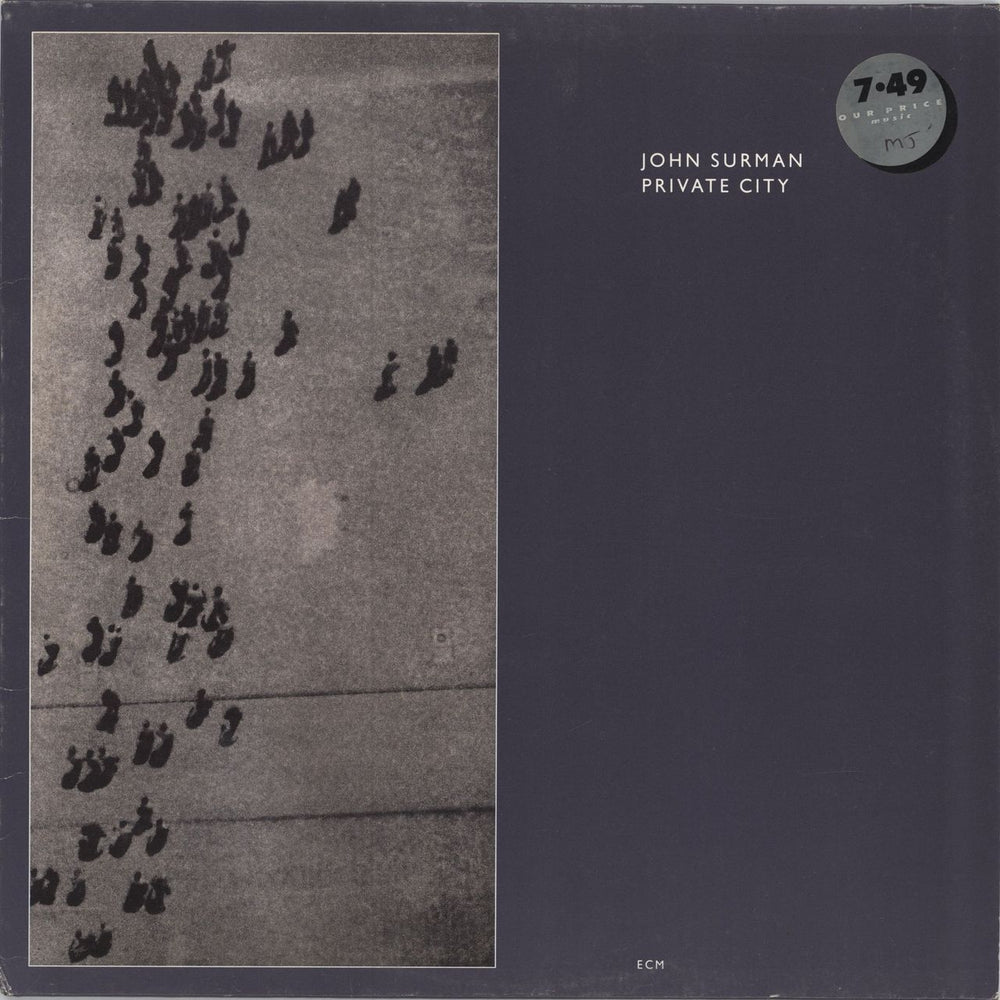 John Surman Private City - EX German vinyl LP album (LP record) ECM1366