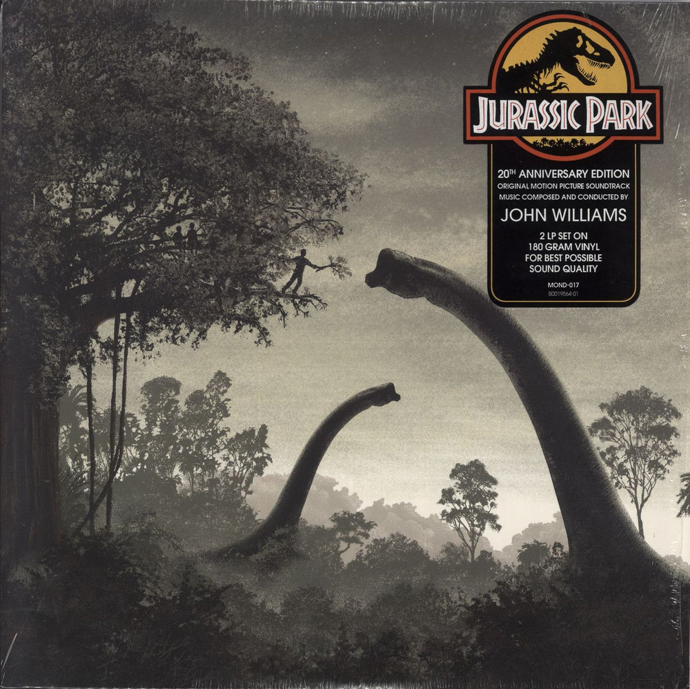 John Williams (Composer) Jurassic Park - Dilophosaurus US 2-LP vinyl record set (Double LP Album) MOND-017