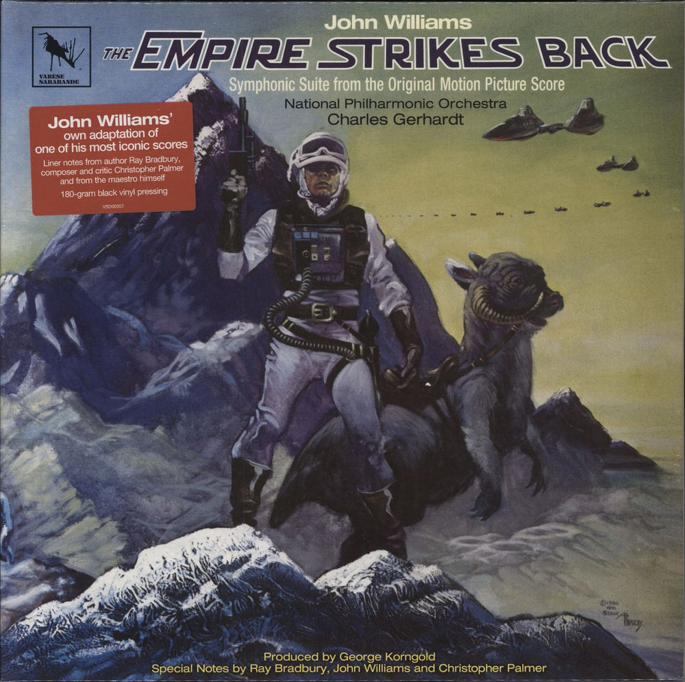 John Williams (Composer) The Empire Strikes Back (Symphonic Suite From...) - 180gm Vinyl - Sealed US vinyl LP album (LP record) VSD00357