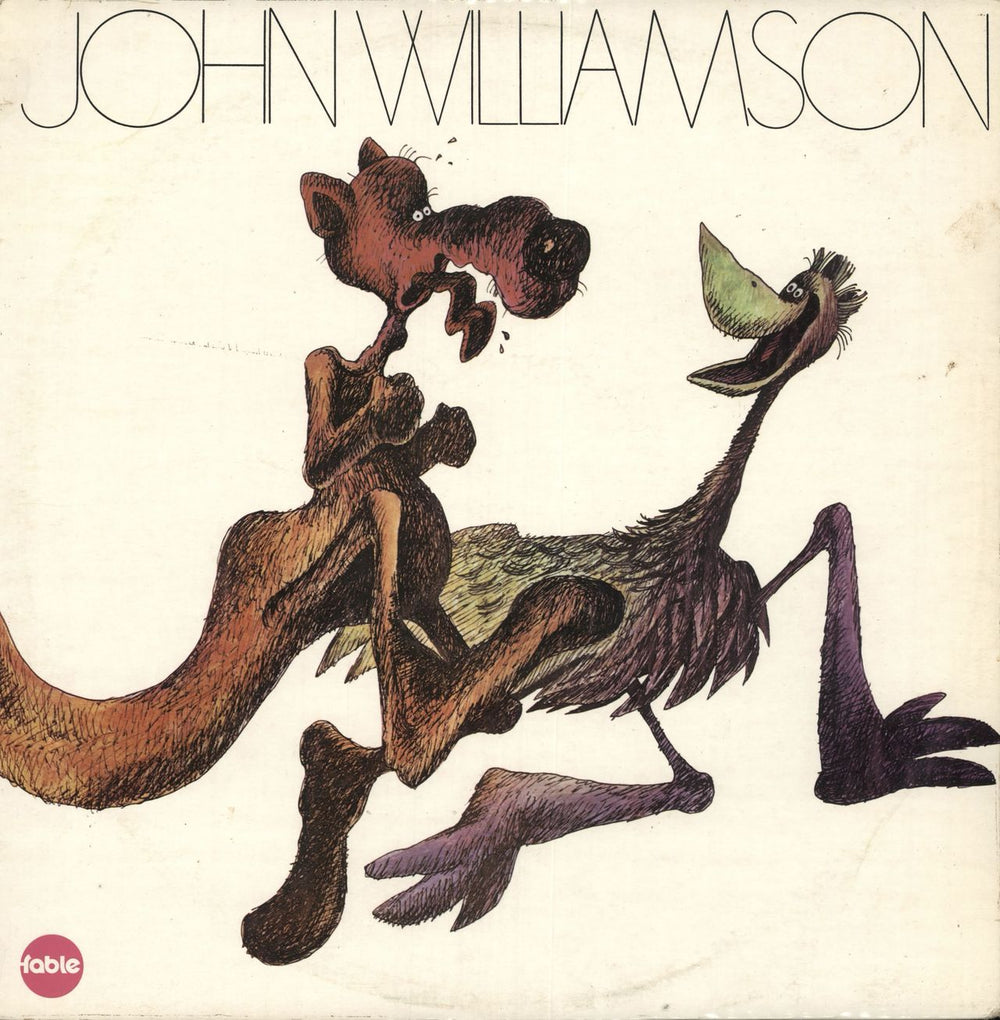 John Williamson John Williamson Australian vinyl LP album (LP record) FBSA-001