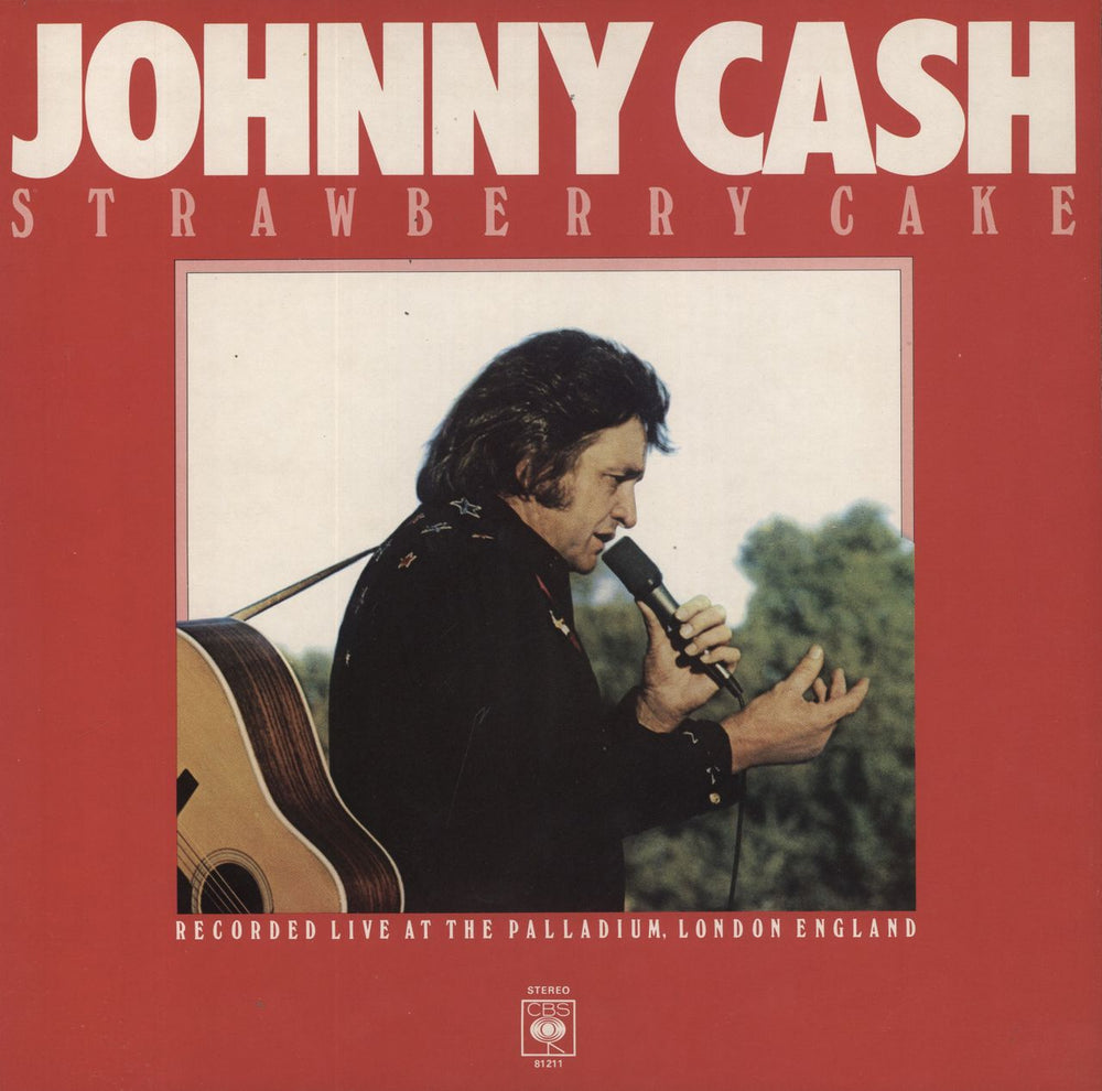 Johnny Cash Strawberry Cake UK vinyl LP album (LP record) S81211