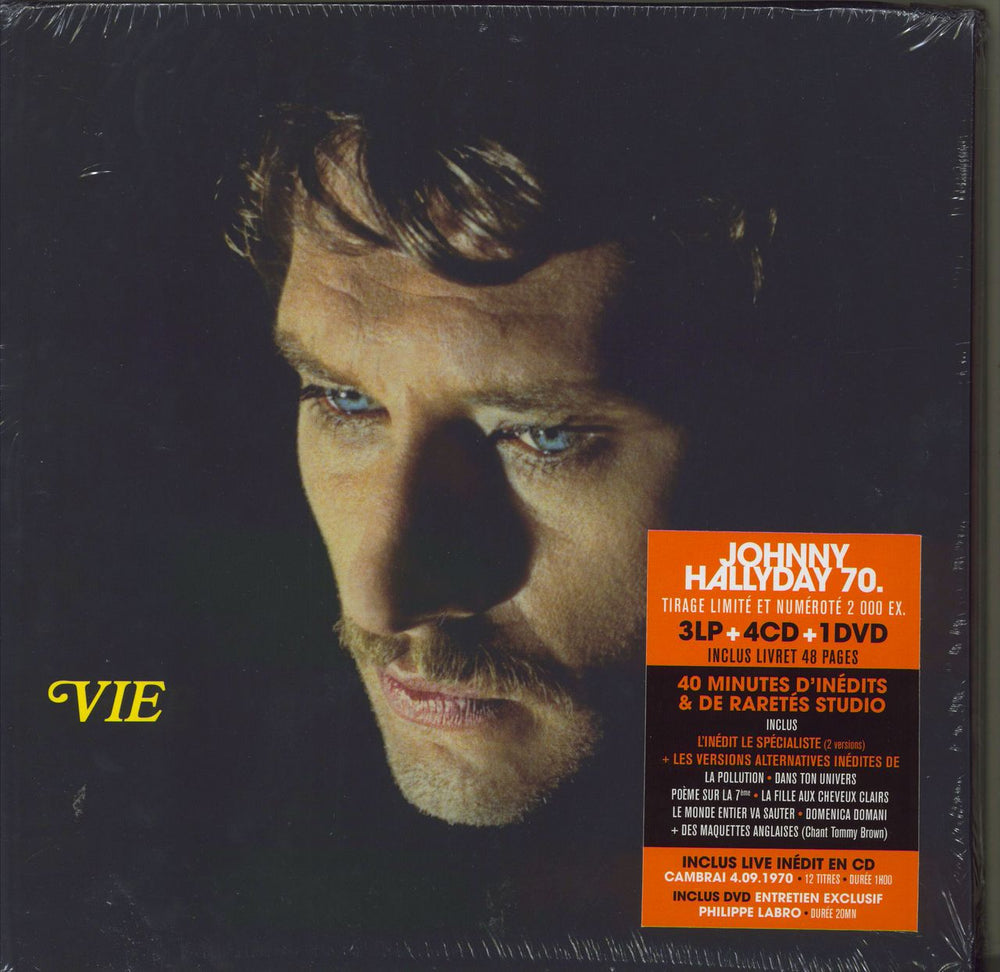 Johnny Hallyday 70: Vie - Sealed Deluxe Edition French box set 5394559