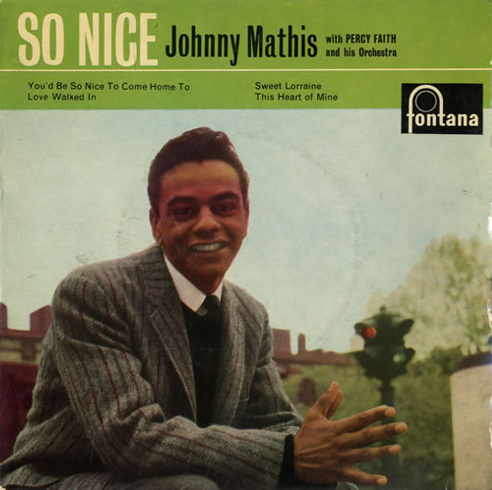 Johnny Mathis So Nice EP UK 7" vinyl single (7 inch record / 45) TFE17215
