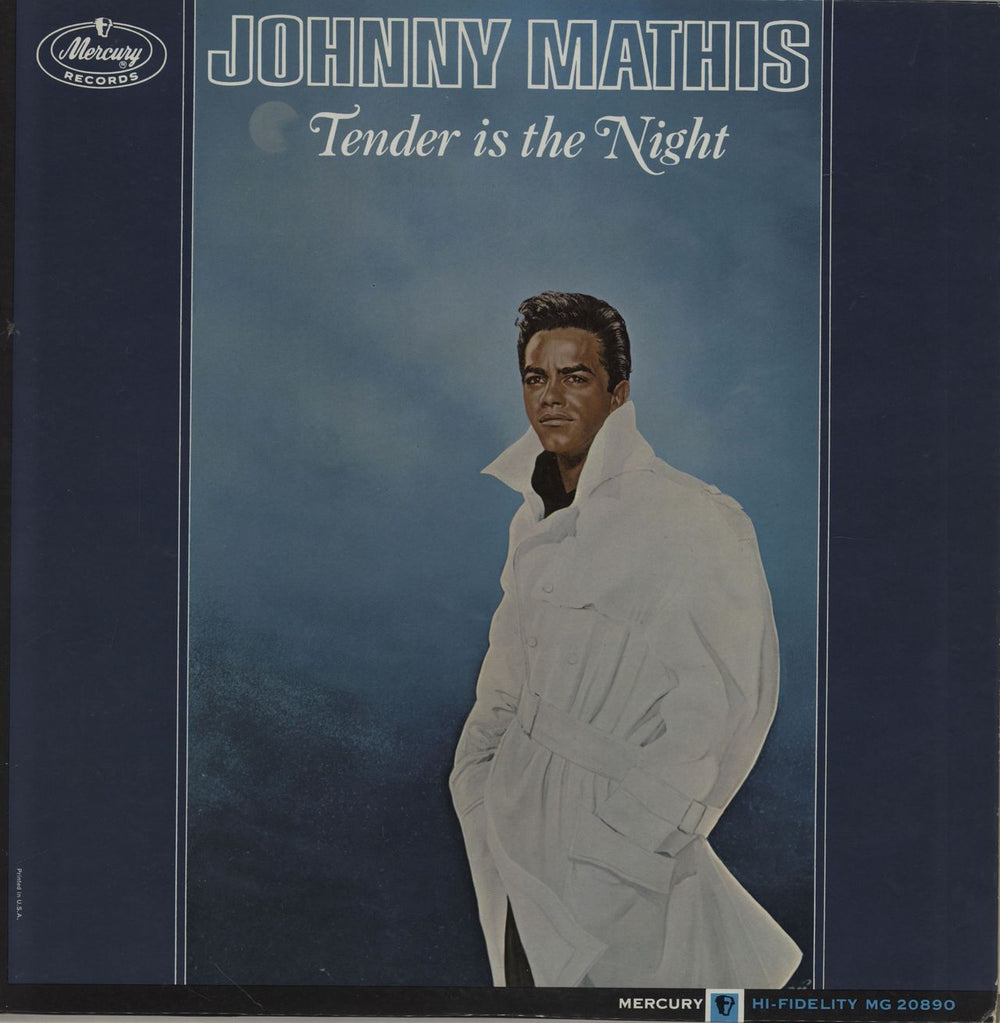 Johnny Mathis Tender Is The Night US vinyl LP album (LP record) MG20890