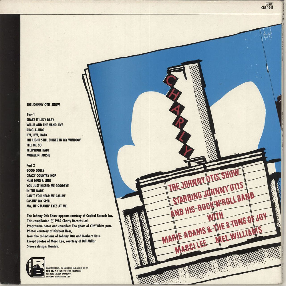Johnny Otis Rock 'N' Roll Revue UK vinyl LP album (LP record)