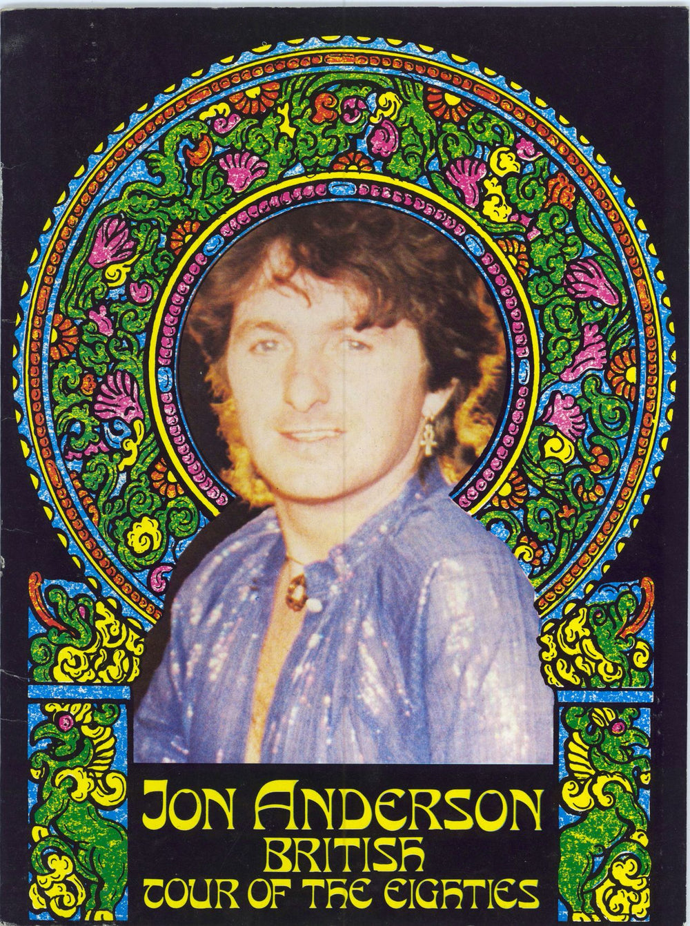 Jon Anderson British Tour Of The Eighties 1980 Tour UK tour programme tour programme