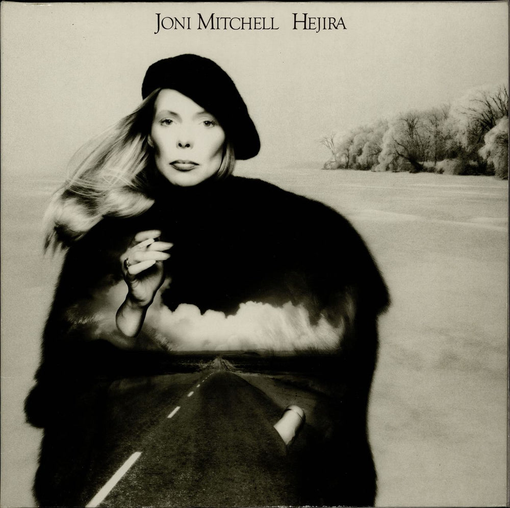 Joni Mitchell Hejira - 2nd - VG German vinyl LP album (LP record) AS53053