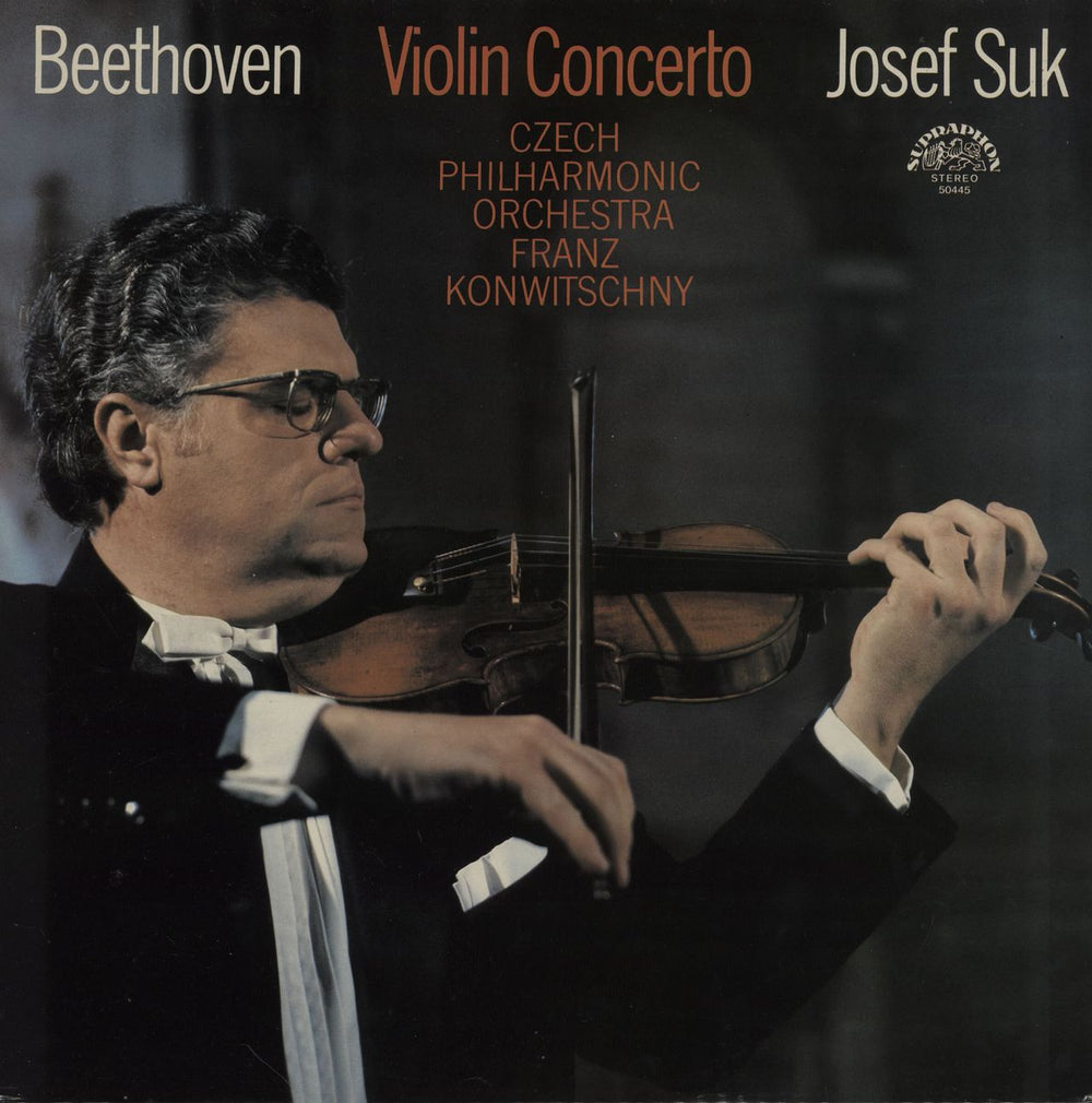 Josef Suk (1929-2011) Beethoven: Violin Concerto In D Major - 3rd Czech vinyl LP album (LP record) SUAST50445