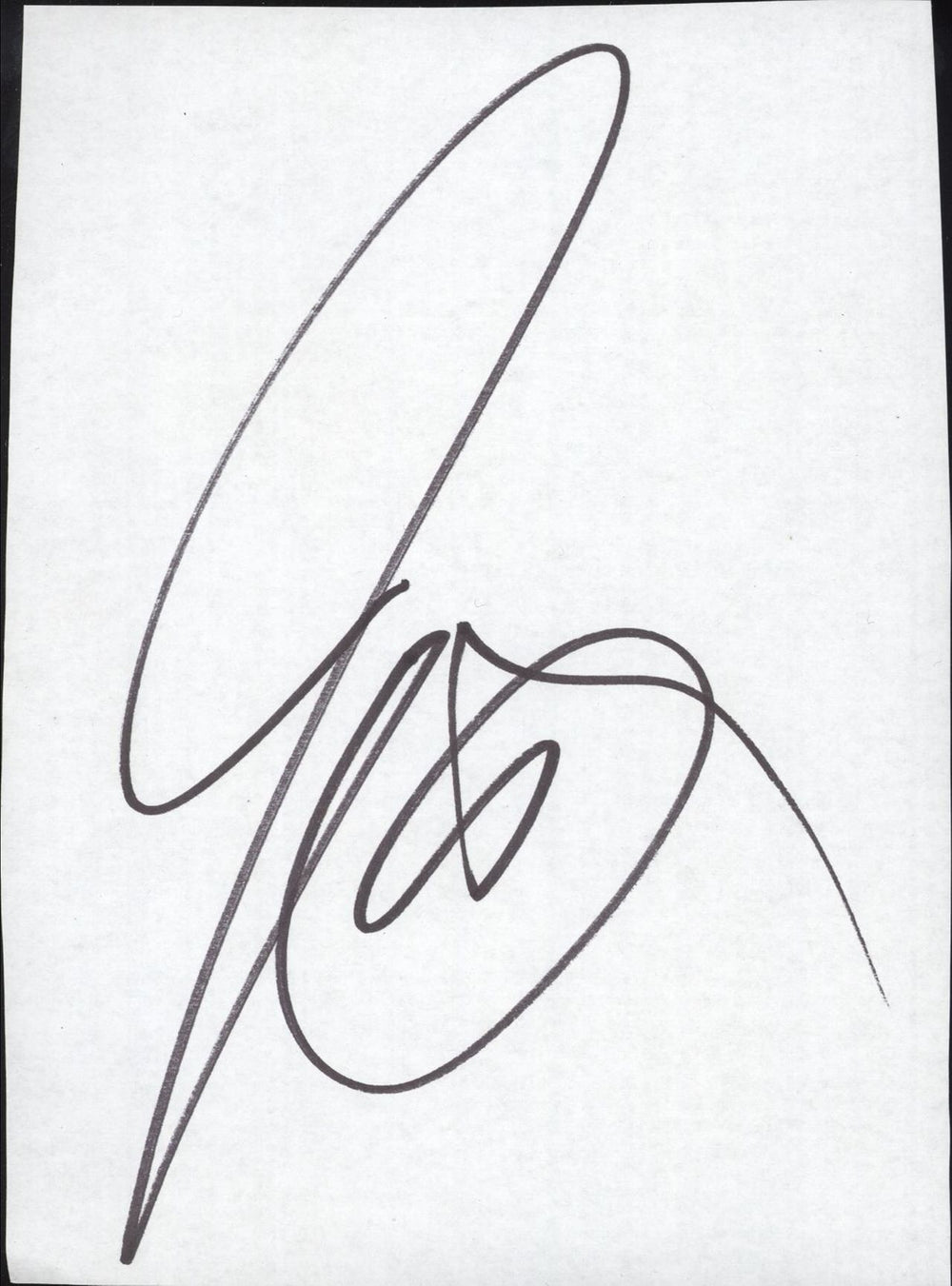 Josh Groban Autograph UK memorabilia AUTOGRAPH