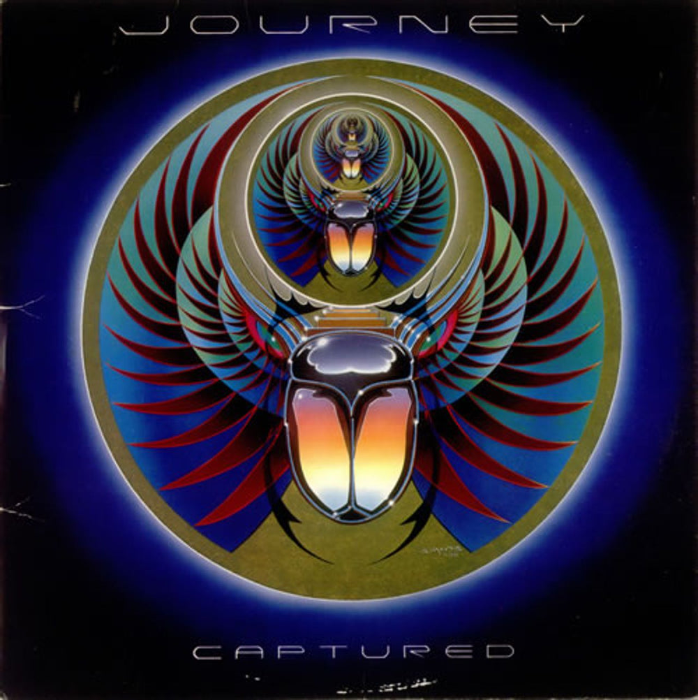 Journey Captured UK 2-LP vinyl record set (Double LP Album) 88525