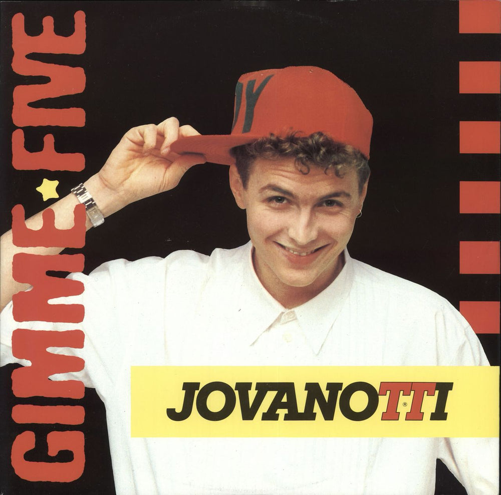 Jovanotti Gimme Five UK 12" vinyl single (12 inch record / Maxi-single) YZ323T