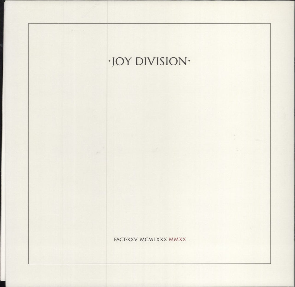 Joy Division Closer - 180gm Clear UK vinyl LP album (LP record) JOYLPCL786712