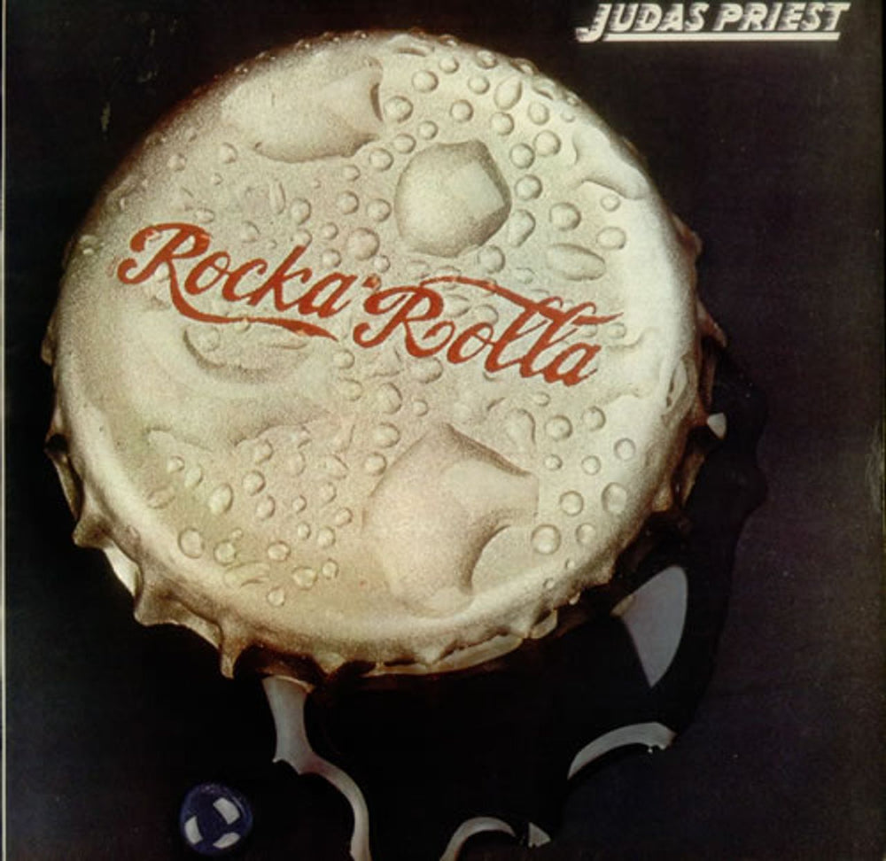 Judas Priest Rocka Rolla - 3rd UK vinyl LP album (LP record) GULP1005