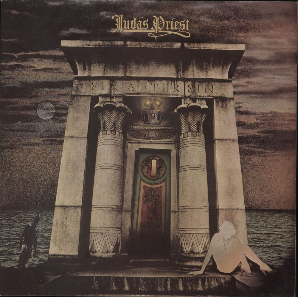 Judas Priest Sin After Sin - 1st UK vinyl LP album (LP record) 82008