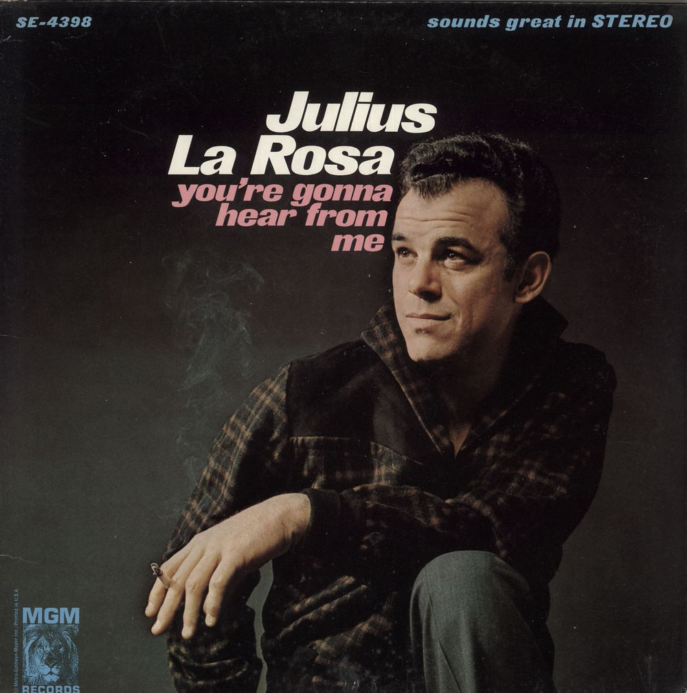 Julius La Rosa You're Gonna Hear From Me US vinyl LP album (LP record) SE-4398