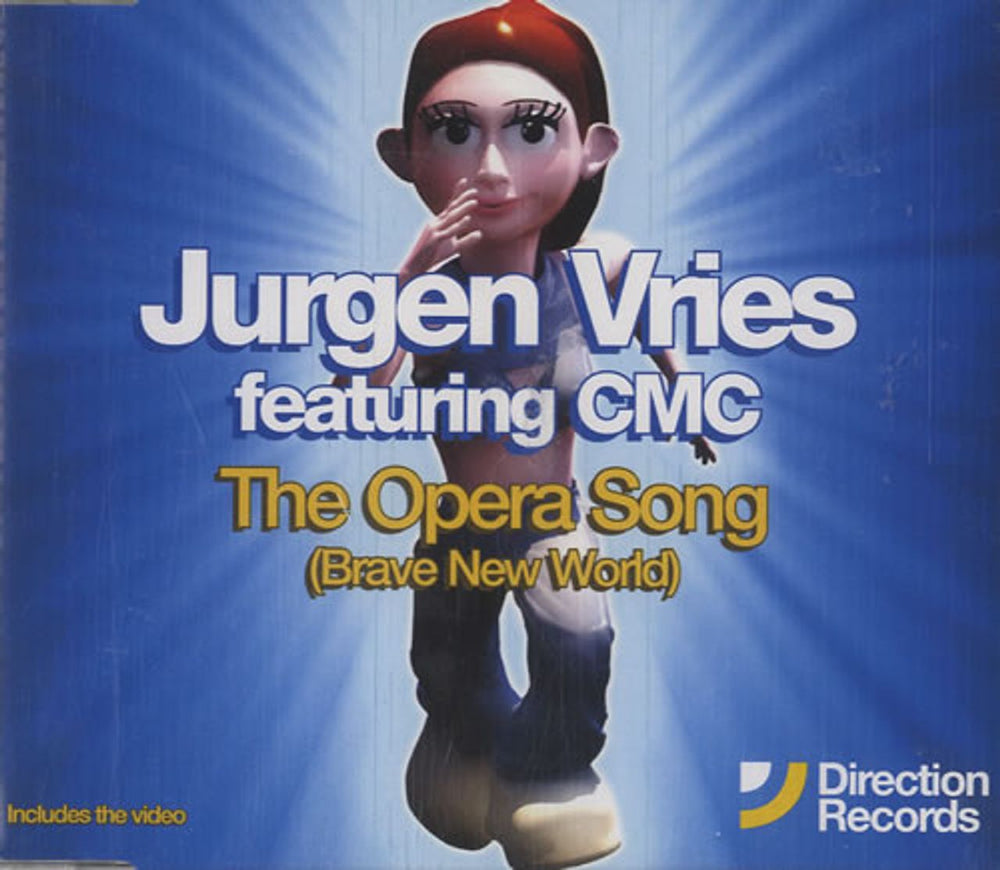 Jurgen Vries The Opera Song (Brave New World) UK CD single (CD5 / 5") 673464-2