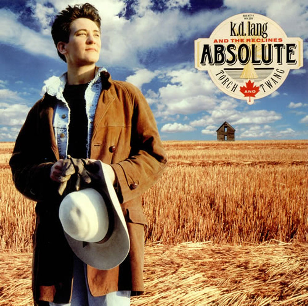 K.D. Lang Absolute Torch And Twang - Title stickered UK vinyl LP album (LP record) WX259