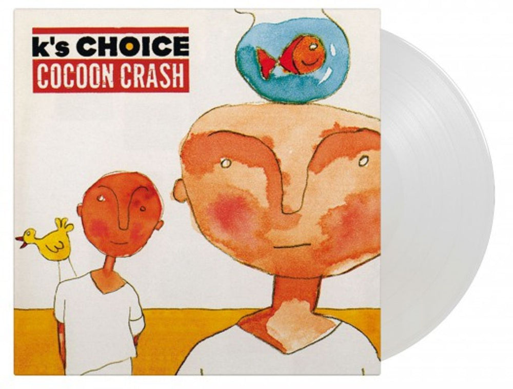 K's Choice Cocoon Crash - Solid White Vinyl UK vinyl LP album (LP record) MOVLP1544