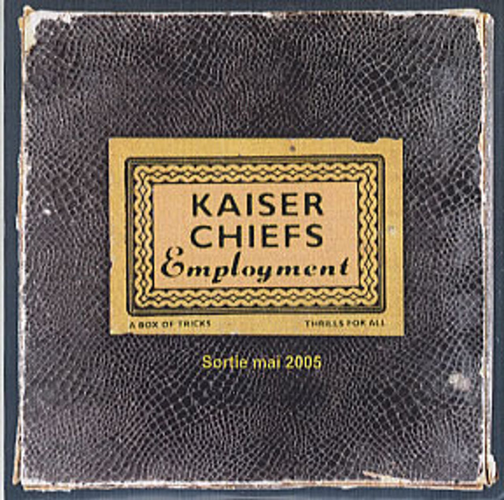 Kaiser Chiefs Employment French Promo CD-R acetate CD-R ACETATE