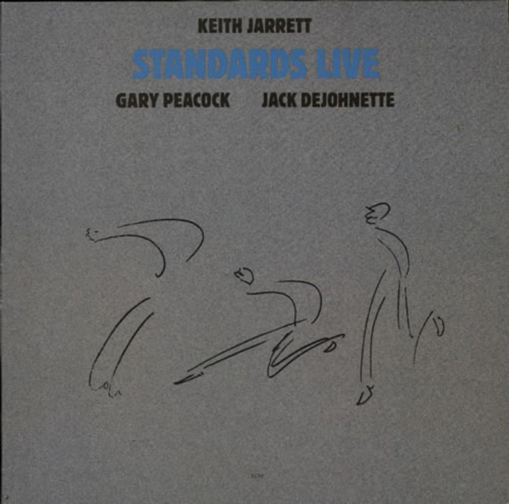 Keith Jarrett Standards Live German vinyl LP album (LP record) ECM1317