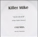 Killer Mike A.D.I.D.A.S. UK CD-R acetate CD-R ACETATE